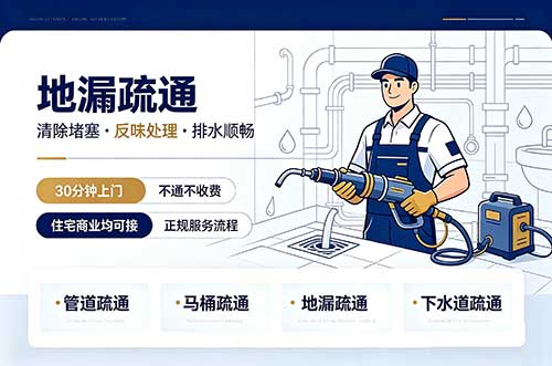 丰都地漏疏通