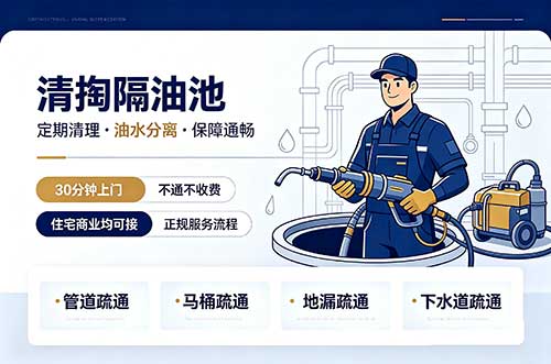丰都清掏隔油池